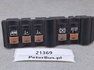 Zestaw klawiszy deski rozdzielczej NEOPLAN, VDO 1368.005603000800, rok produkcji 2003, wersja 1.0 