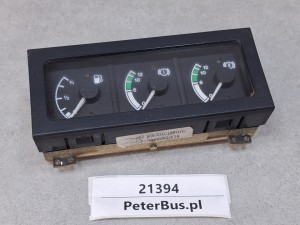 Zestaw zegarów, 3 zegary MAN 81.27202.6096, VDO 110.801/010/005, MAN A01, wskaźnik poziomu paliwa, 2 x wskaźnik ciśnienia 