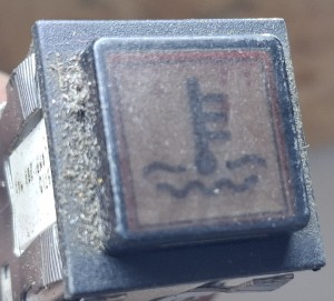 Kontrolka deski rozdzielczej VAN Hool 815, nr 9709 Lamp 28V - kontrolka temperatury