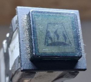 Kontrolka deski rozdzielczej VAN Hool 815, nr 9709 Lamp 28V - kontrolka ogrzewania