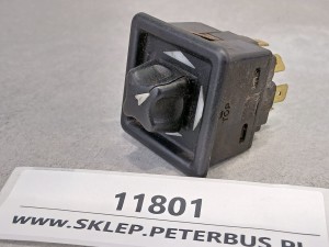 Pokrętło sterowania, regulacji lusterek elektrycznych, zewnętrznych  9 PINów, 24V  - widoczne pęknięcie