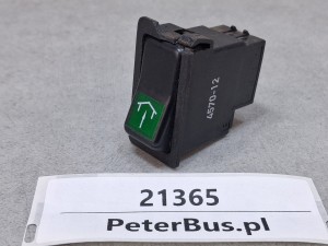 Klawisz, przycisk, włącznik HELLA nr 4570-12, 3 PINy, Van Hool 815 