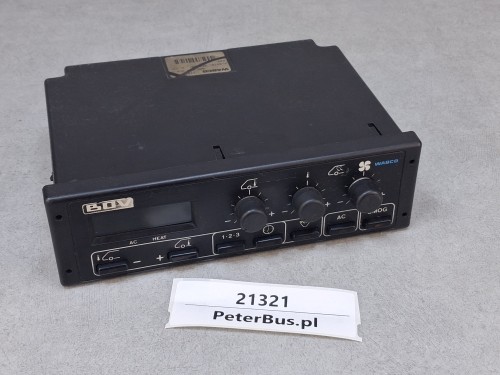 21321, Panel sterowania, sterownik klimatyzacji BOVA FUTURAIR, WABCO nr  446 095 004 0  - NIESPRAWNY  - na części (5).jpg