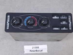 Panel sterowania klimatyzacją i ogrzewaniem WABCO 446 195 004 0, nr 88.25935-6460, ATC-02C-5T, SOLARIS URBINO, KAROSA, GWARANCJA 100% sprawności 