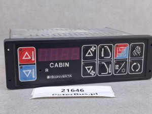 KONVEKTA Cabin KS 162, Sterownik klimatyzacji, panel sterowania klimatyzacją, temperaturą, ogrzewaniem MAN, KS162, T11-000-548, GWARANCJA 100% sprawności