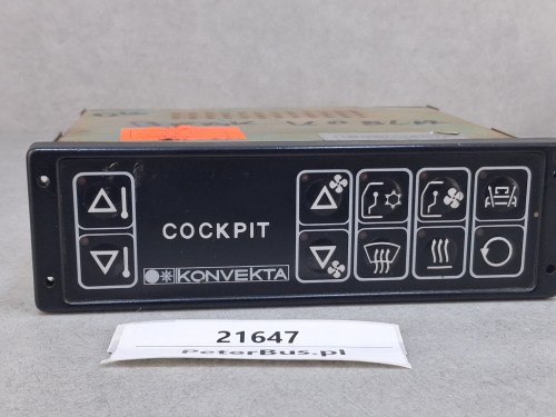 21647, KONVEKTA COCKPIT KS 160, Sterownik klimatyzacji, panel sterowania ogrzewaniem, temperaturą, MAN Lions Coach GWARANCJA 100% sprawności (8).jpg