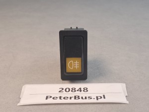 Klawisz, przycisk, włącznik świateł, oświetlenia autobusu nr 4570-13, 8 PINów, IRISBUS, Karosa