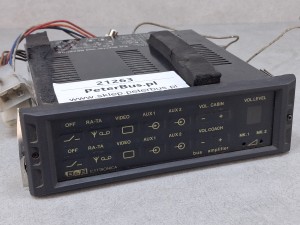 BBASD80 Wzmacniacz audio autobusowy B&B Electronica, wyjście na 2 mikrofony, bus amplifier, GWARANCJA 100% sprawności