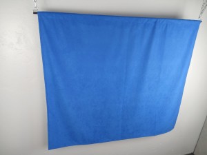 Zasłonki do autobusu, szyte na wymiar, system montażu na rurkę, kolor niebieski nr  36