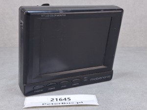 Monitor TFT LCD Color mobitronic - USZKODZONY, wymiary 14,5 x 11,5 cm, 