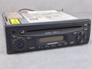 Radio autobusowe, odtwarzacz płyt BLAUPUNKT CRD 41, 24V, nr 7 607 005 031, 100% sprawny - GWARANCJA  - sprawny mechanizm CD