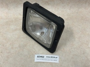Lampa, światła przednie IVECO Sideral, wymiary 13,5 x 12,5 cm, wraz z oprawą montażową
