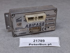 Gniazdo ABIMOD 01, nr 17302060, ABIPASS, LAFON CTRL FINAL 91 