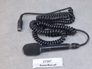 Mikrofon  BLAUPUNKT CDM-07-S, wtyczka na 4 PINY, kabel, cienki mikrofon - ORYGINAŁ - 100% sprawności GWARANCJA 